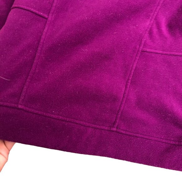 VINTAGE The North Face Fleece Jacket Medium Purple - Picture 11 of 11